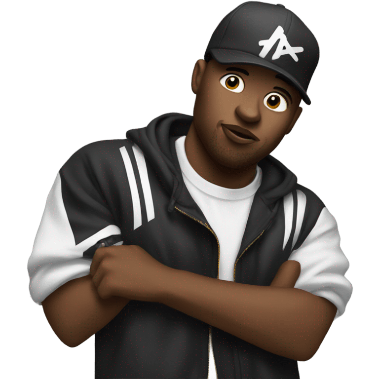 Rapper in a studio emoji