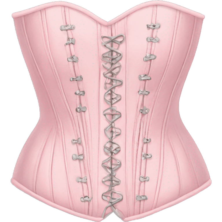 Pastel pink corset  emoji