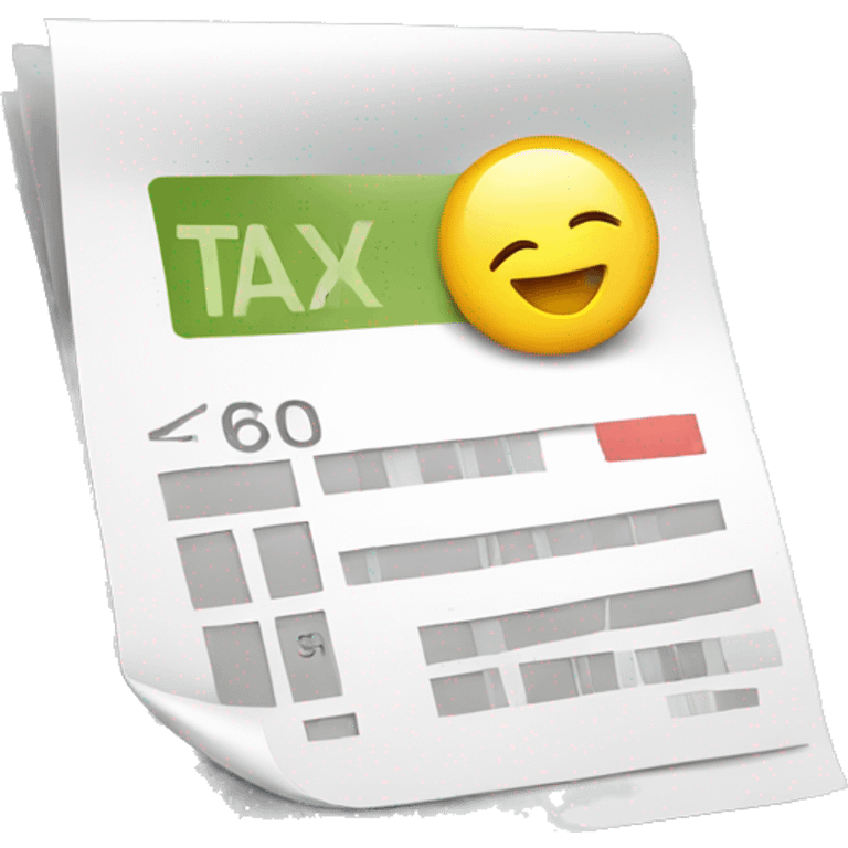 electronic tax invoice emoji