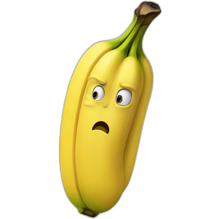 Banana angry emoji