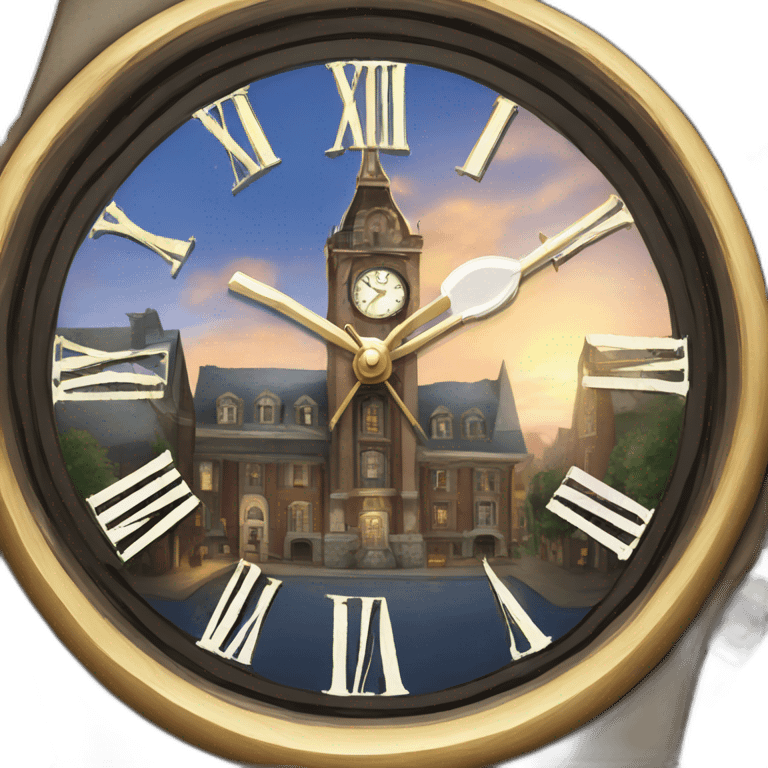 Horloge Mystic Falls city emoji