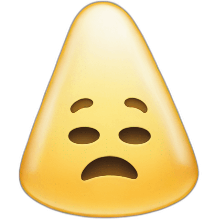 A sad condom emoji