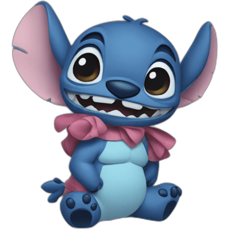 Stitch énervée emoji