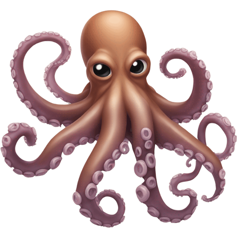 Octopus holding hands emoji