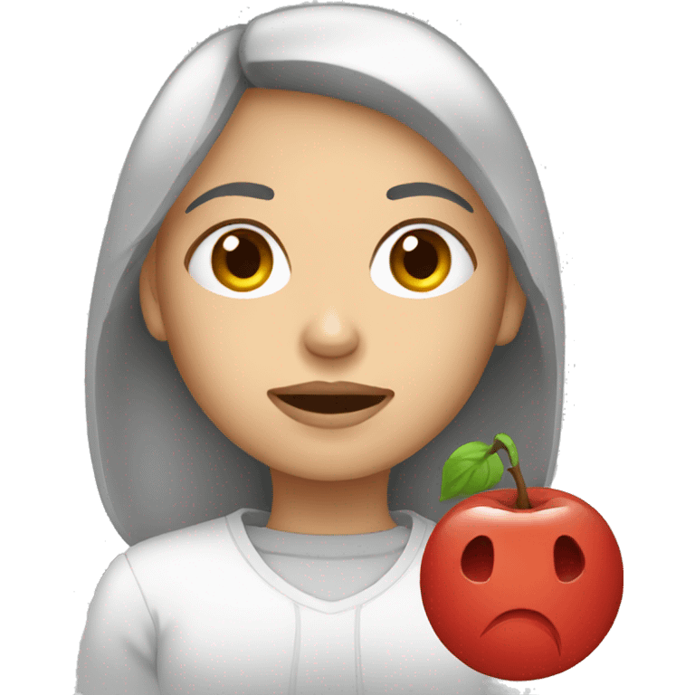 woman with  anemia emoji