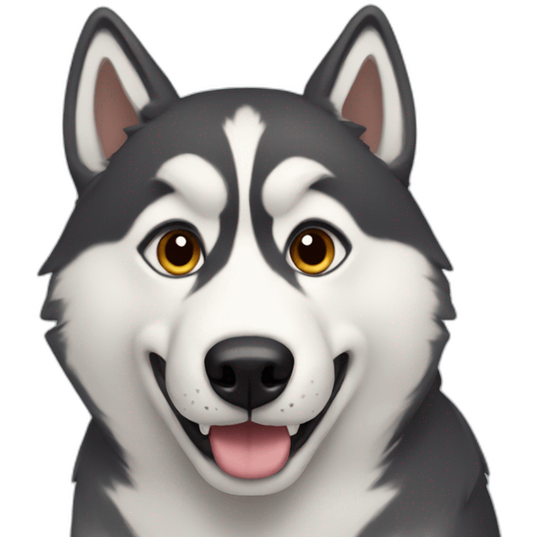 Husky  emoji