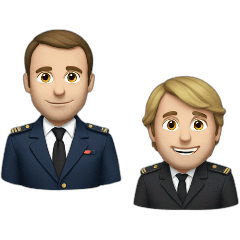 Macron en Y emoji