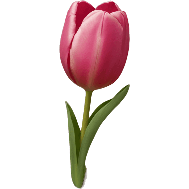 some tulip on two skin coloured hills emoji