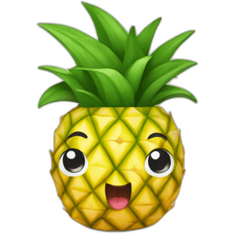 cute pinapple charcter emoji