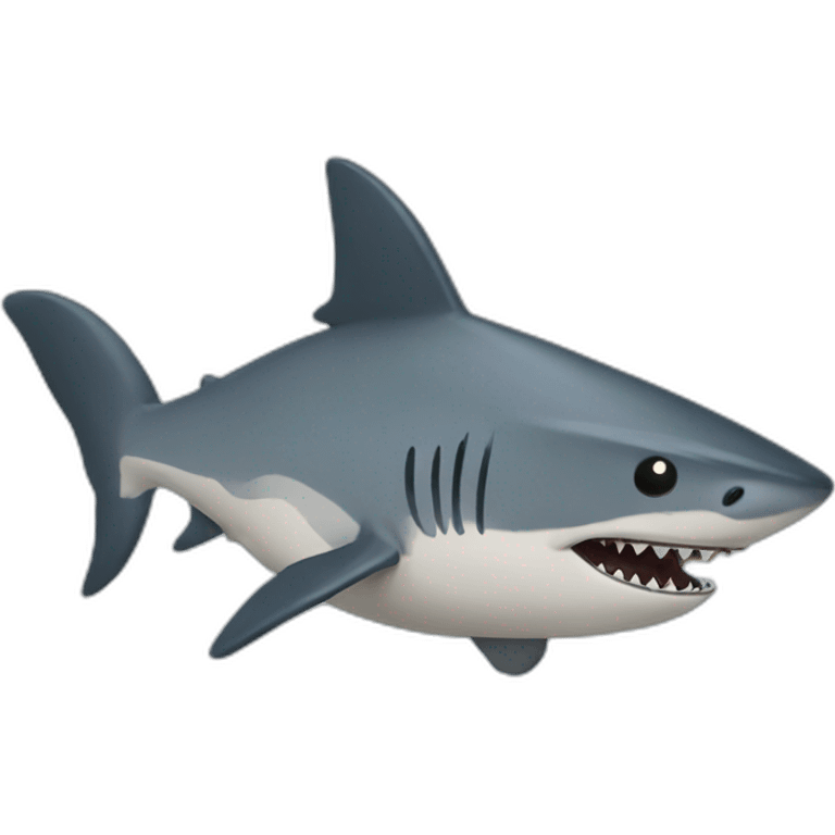 Racoon fusion shark emoji