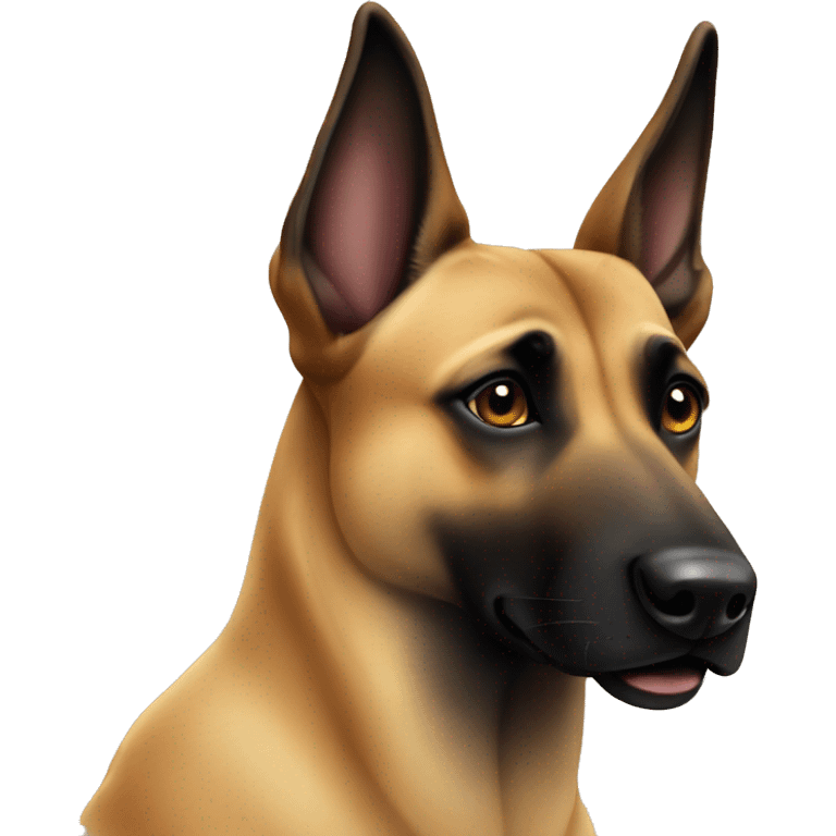 malinois mousse baignoire emoji