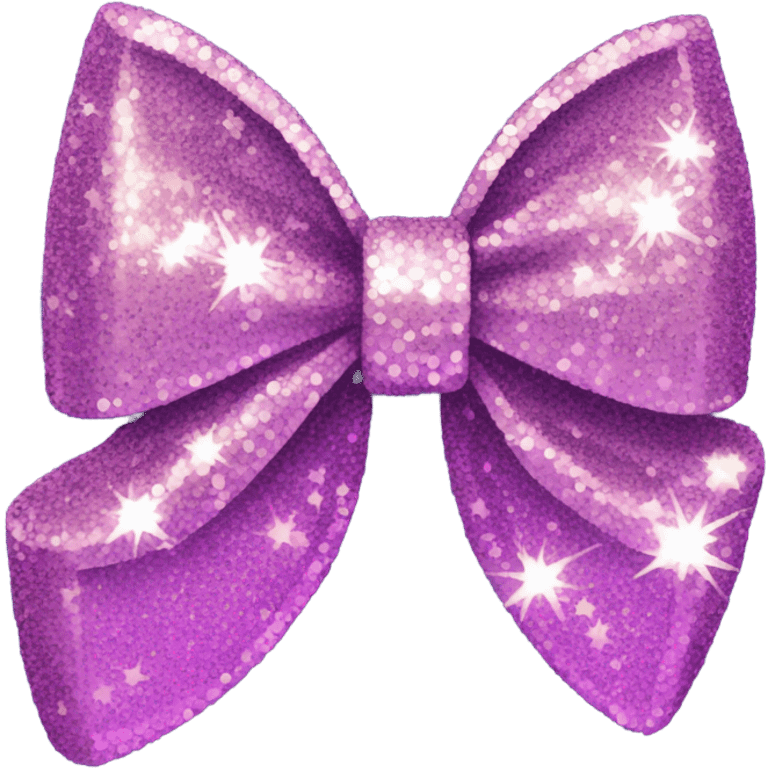 Cheeeading bow that’s sparkly emoji