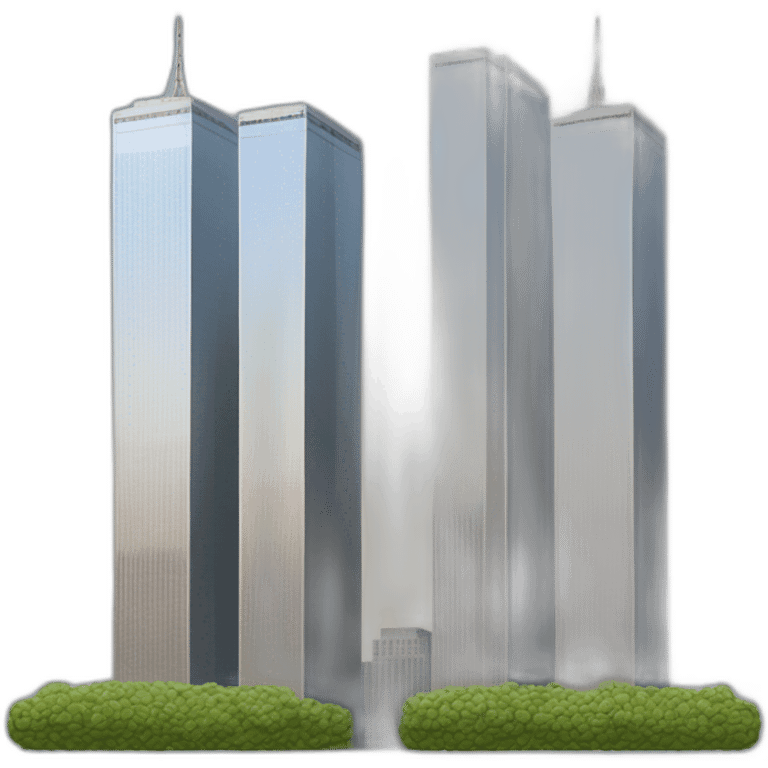 World trade center towers emoji