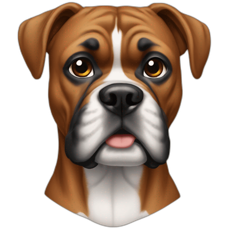 Boxer chien emoji