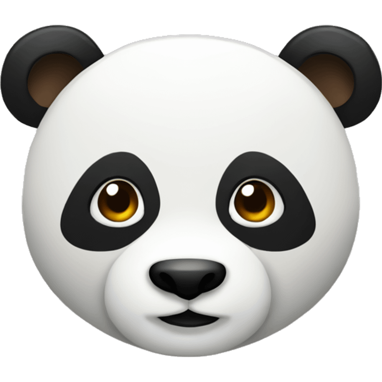 Simple panda face emoji