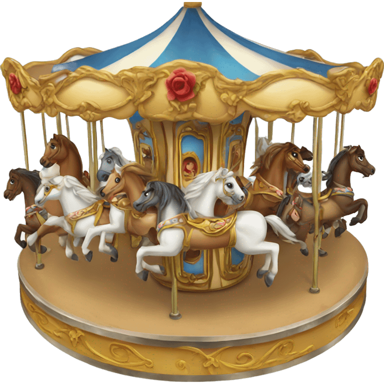 carousel with horses emoji