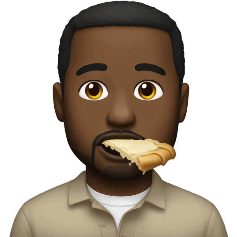 Kanye west best eating pie  emoji