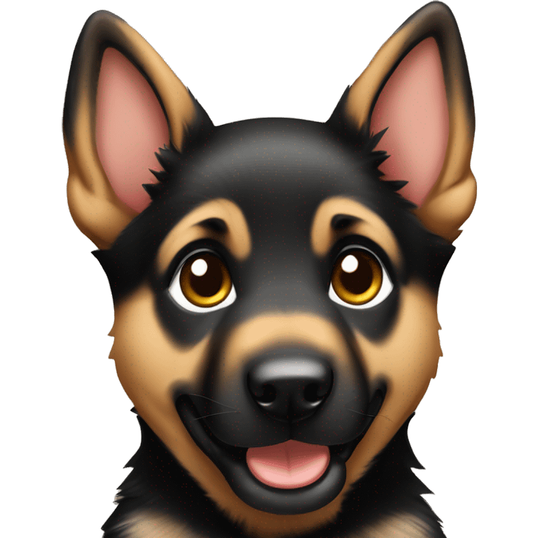 German Shepherd puppy emoji