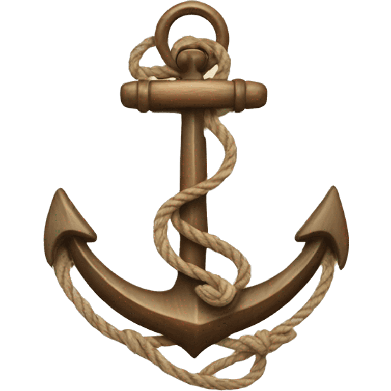 Anchor with a compass emoji