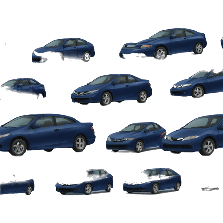 Navy blue civic  emoji