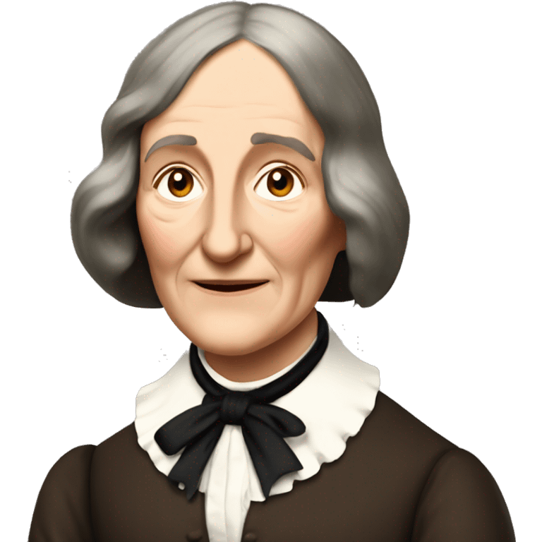 George Eliot (real name Mary Ann Evans) british writer emoji