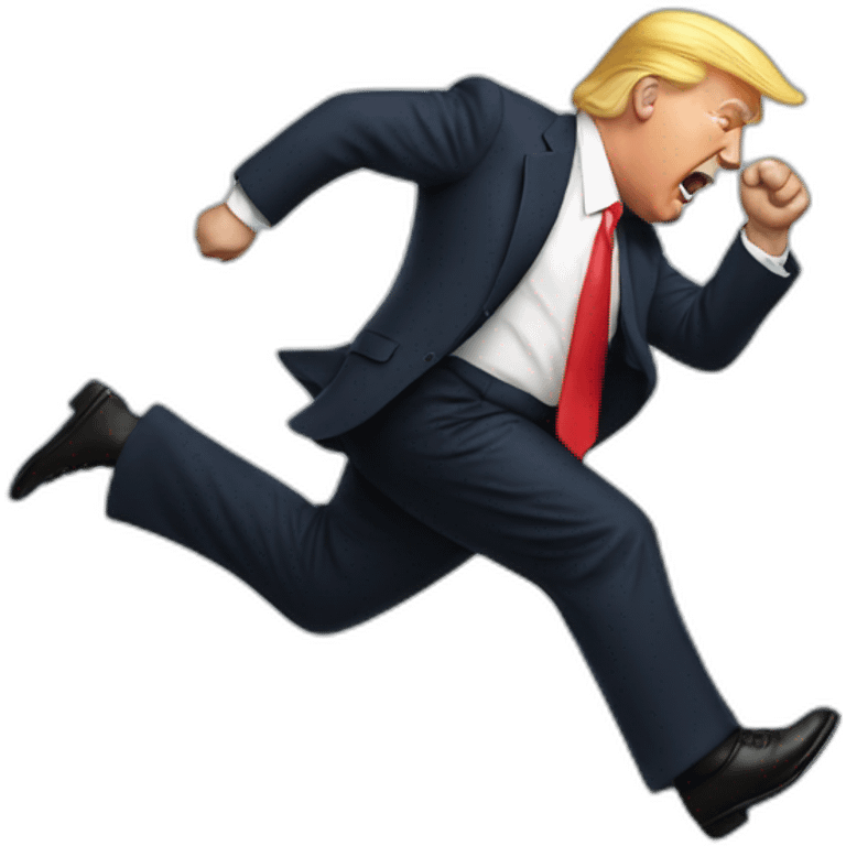 Trump jumping emoji