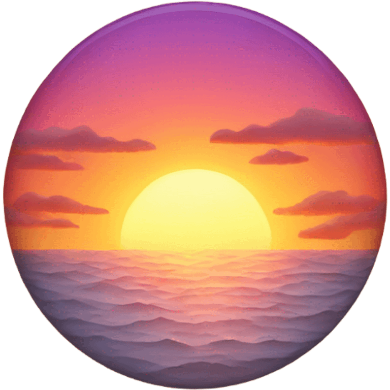 Sunset heat emoji