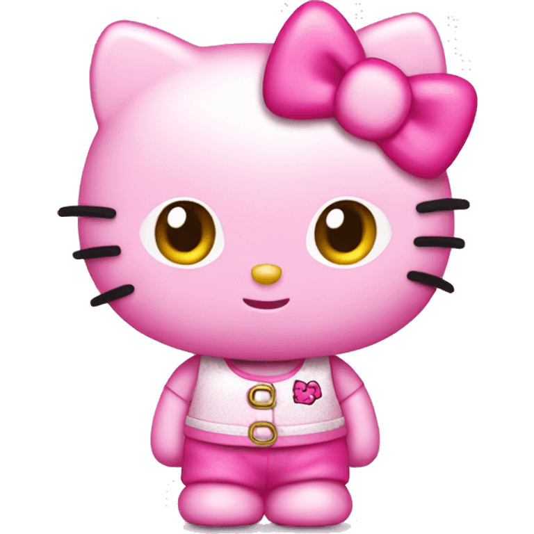 Pink hello kitty emoji