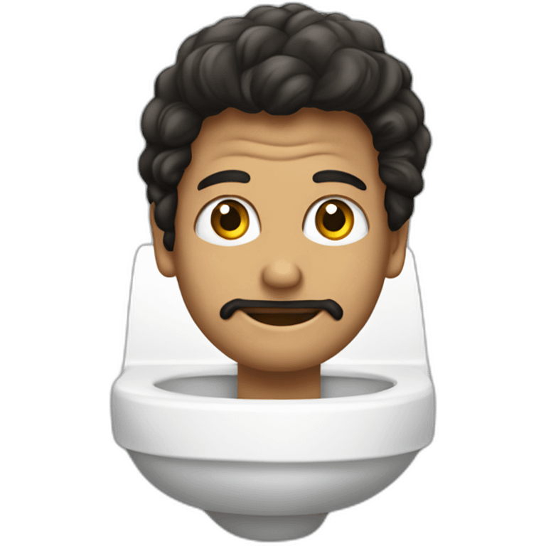 Michaël Jackson assis sur Toilette emoji