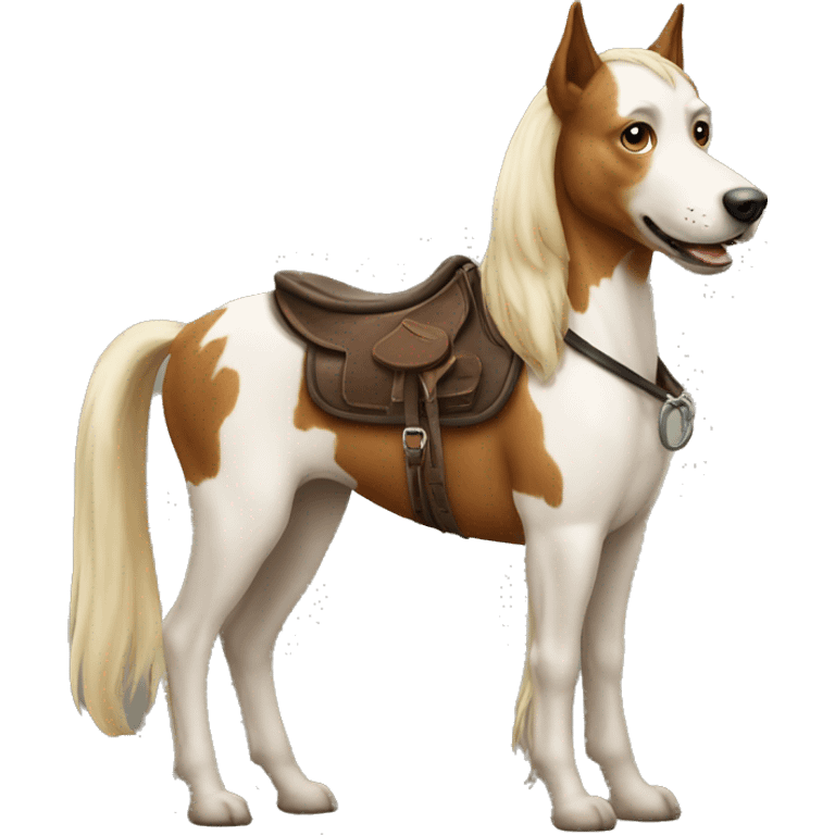 dog on a horse emoji