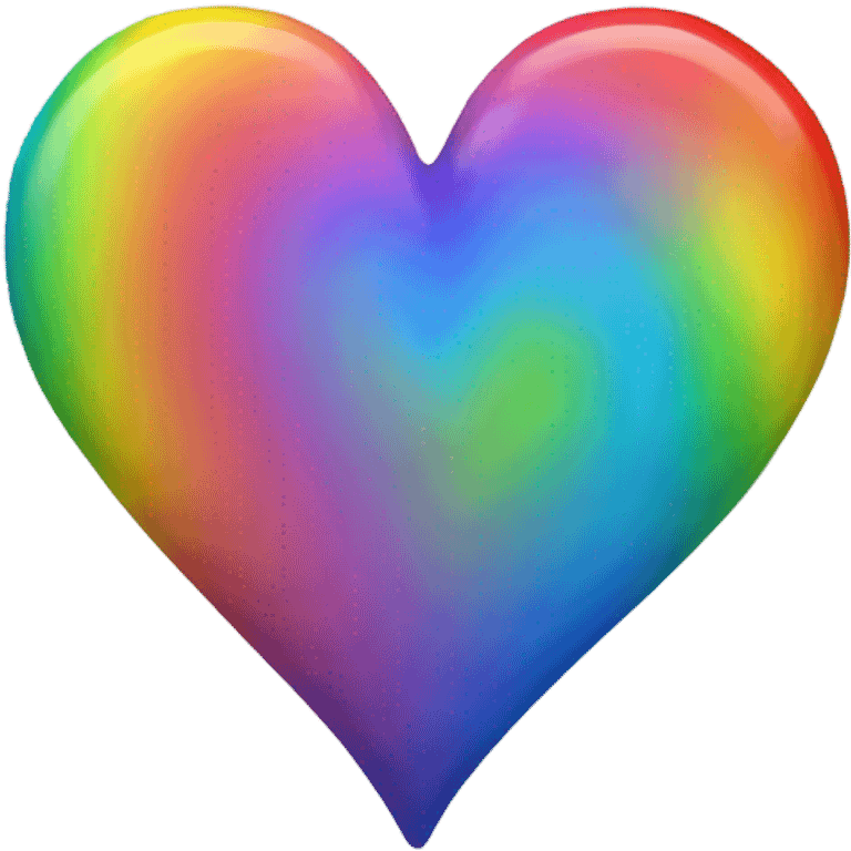 Rainbow heart emoji