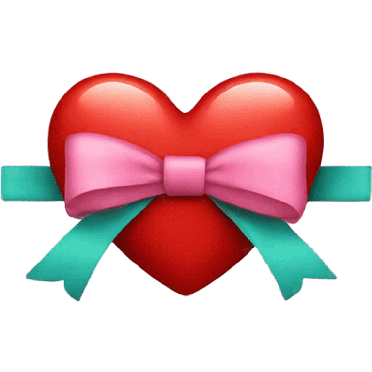 Heart with bow  emoji