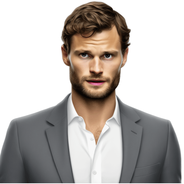 Photo Realistic Jamie Dornan as Mr Grey emoji