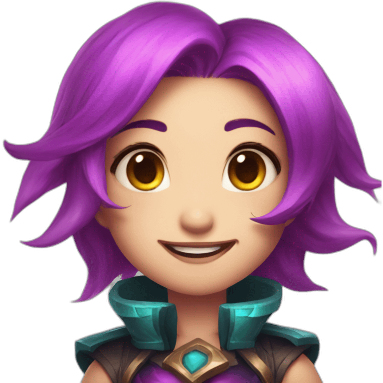 Jinx in League of Legends emoji