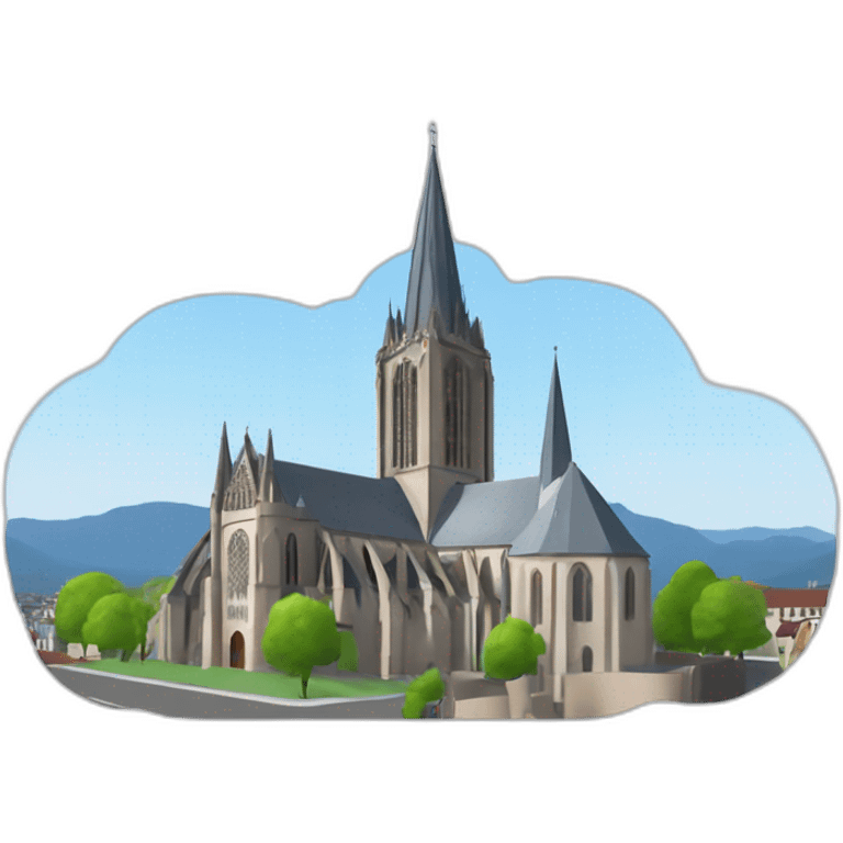 Cathédrale Clermont-ferrand emoji