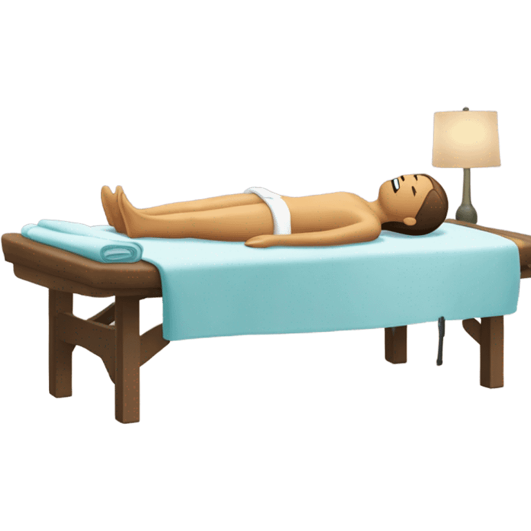 Massage on the table emoji