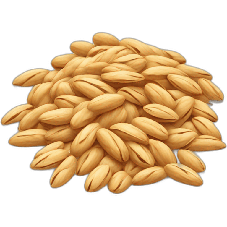 three oats grains emoji