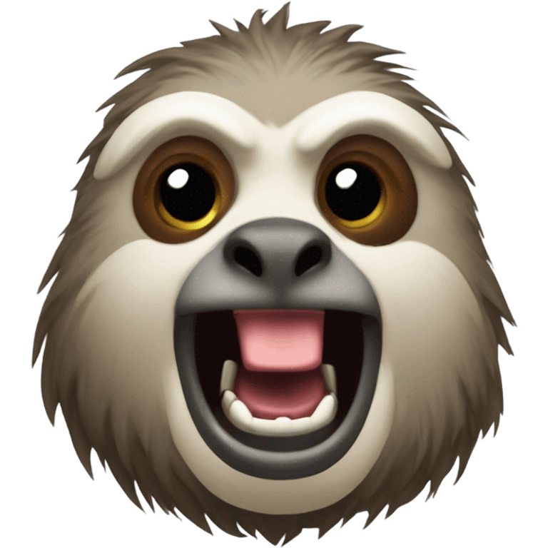 angry sloth emoji