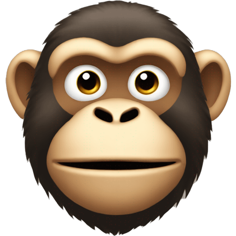 a fat monkey emoji