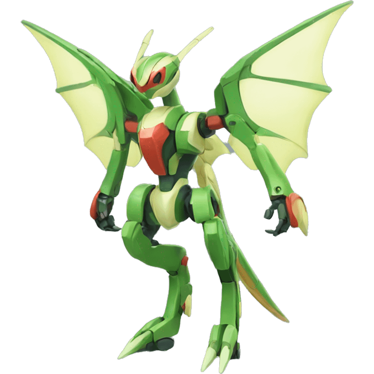 Mechanical Flygon-dragon-Bisharp-Medabot-Mecha full body emoji