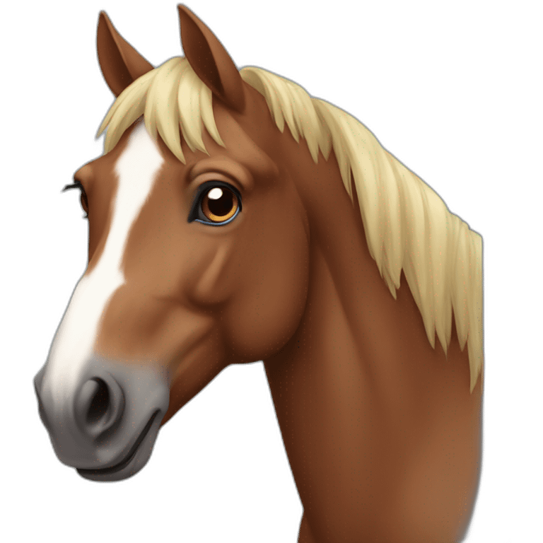 brown horse emoji