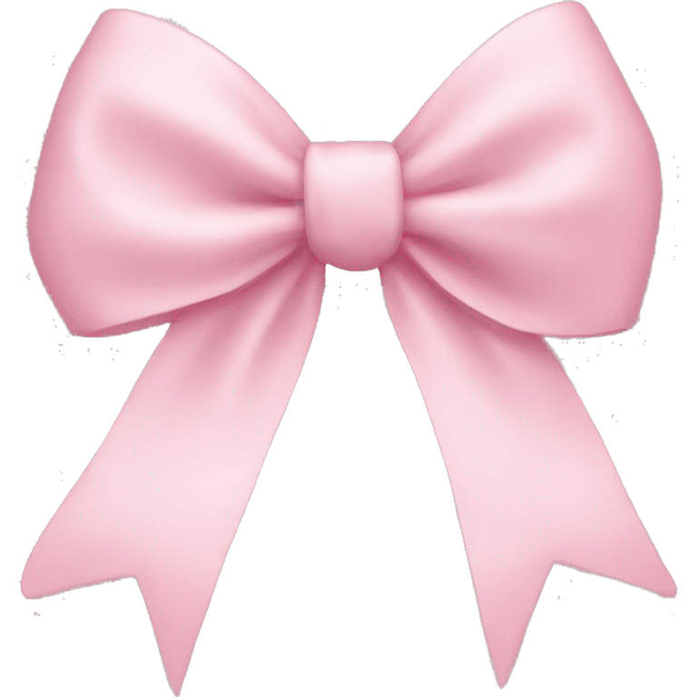 Light pink bow emoji