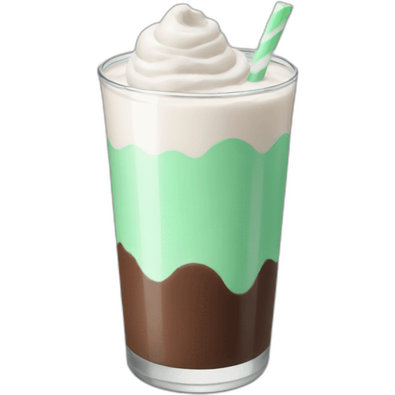 chocolate mint milk emoji