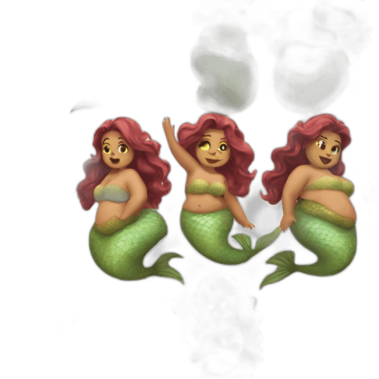 fat mermaid emoji