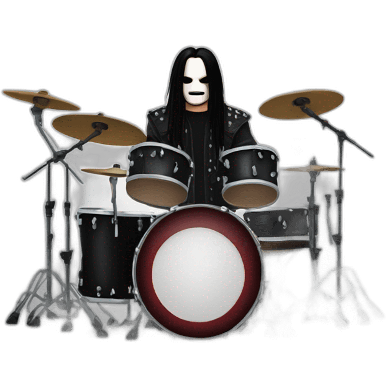 Joey jordison in a drum kit emoji