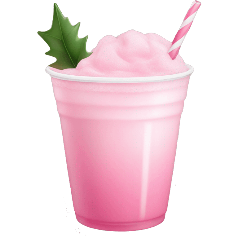 Pastell pink asthetic clean Christmas drink emoji