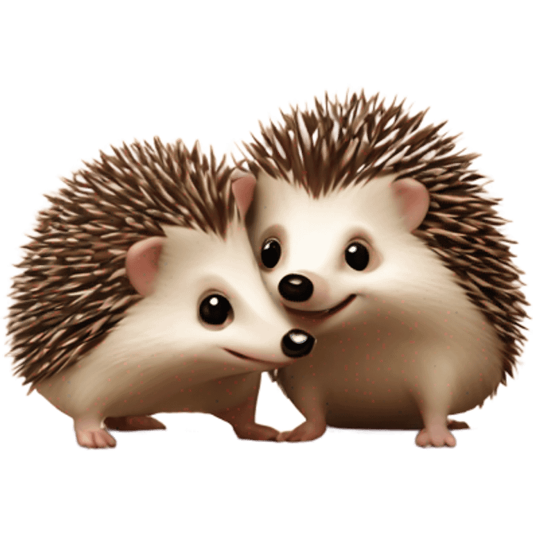 hedgehogs in love drina beer  emoji