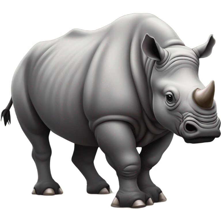 Rhino combined with Buffalo emoji