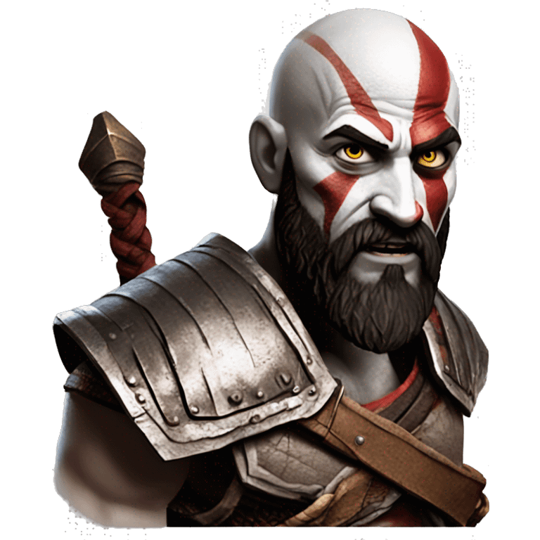 Kratos from God of War emoji