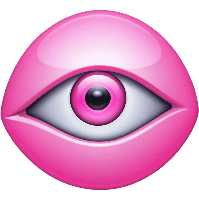 pink skynet eye emoji